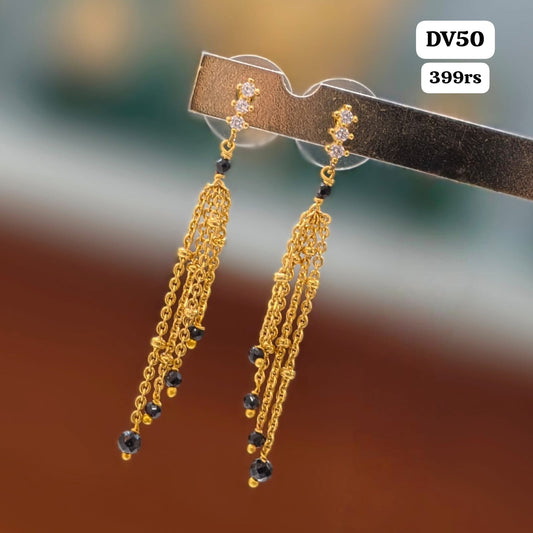 String earrings