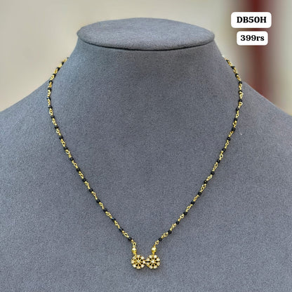Short black beads