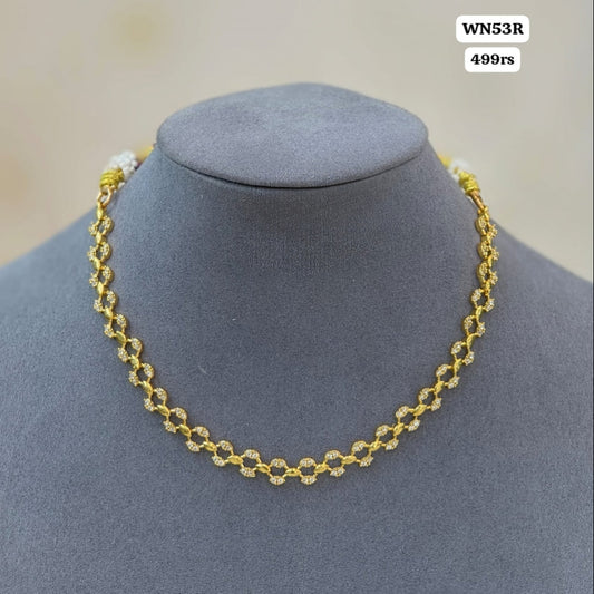 White stone Neckset