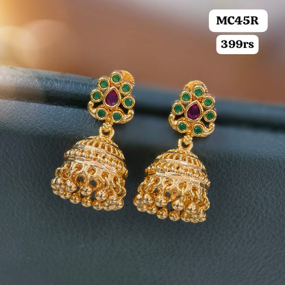 Micro gold Butta Earrings