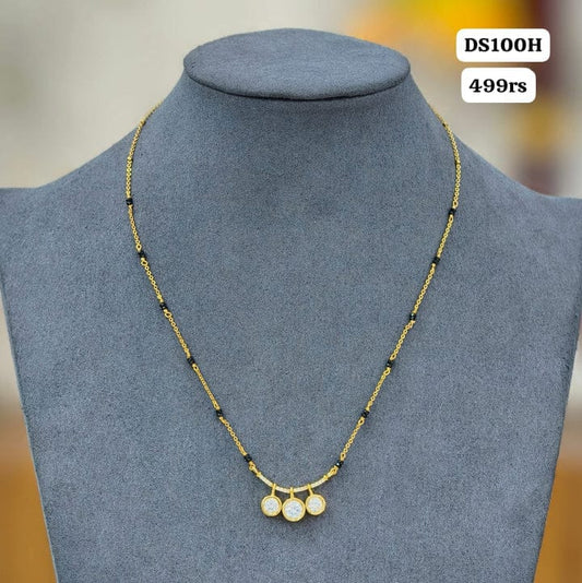 Short Black Beads