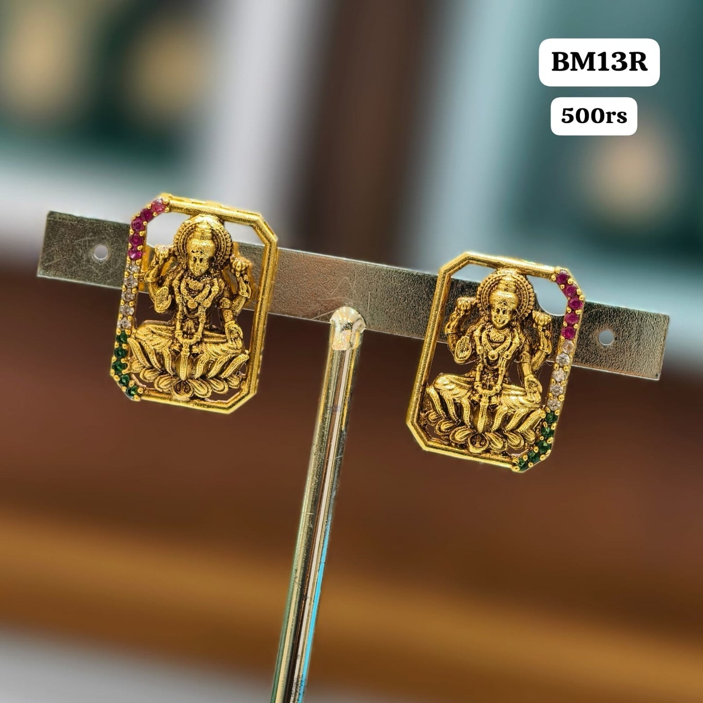Laxmi Studs (multi stone)