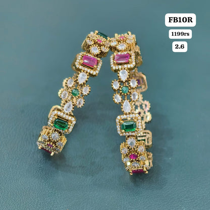 Multi Stone Bangles (2.6)