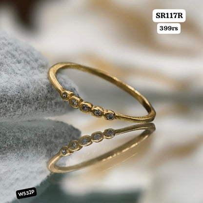 Sleek pattern Ring-H