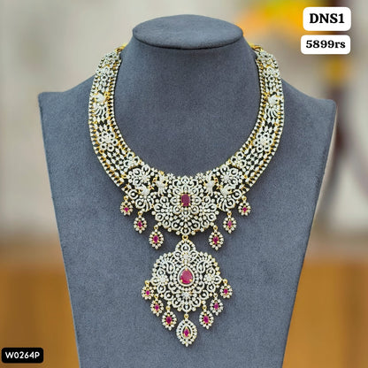 Diamond Neckset (pink)