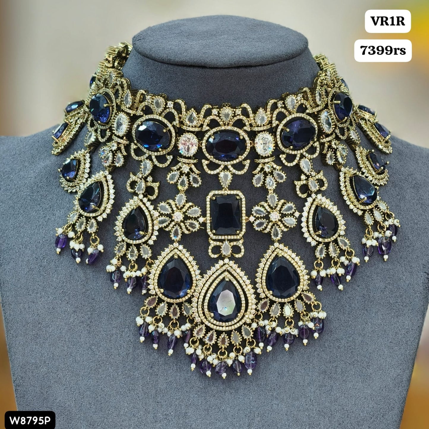 CHOCKER (MOISSANITE STONE'S)