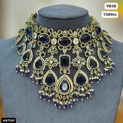 CHOCKER (MOISSANITE STONE'S)