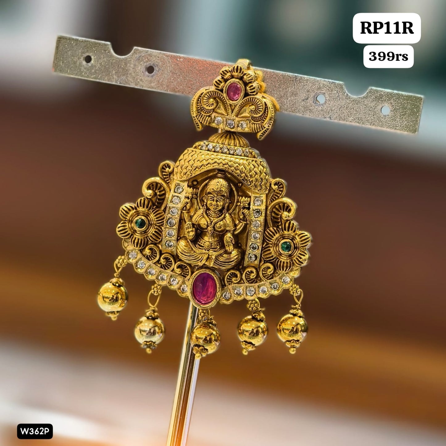 Laxmi pendant (ruby)-H