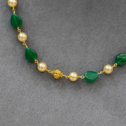 Green beads chain