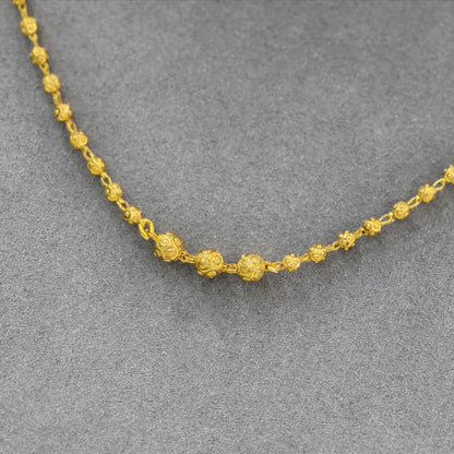 Gold Beads simple Chain