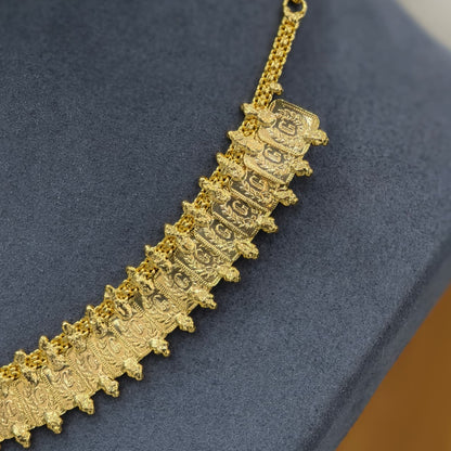 Micro gold short Necklace