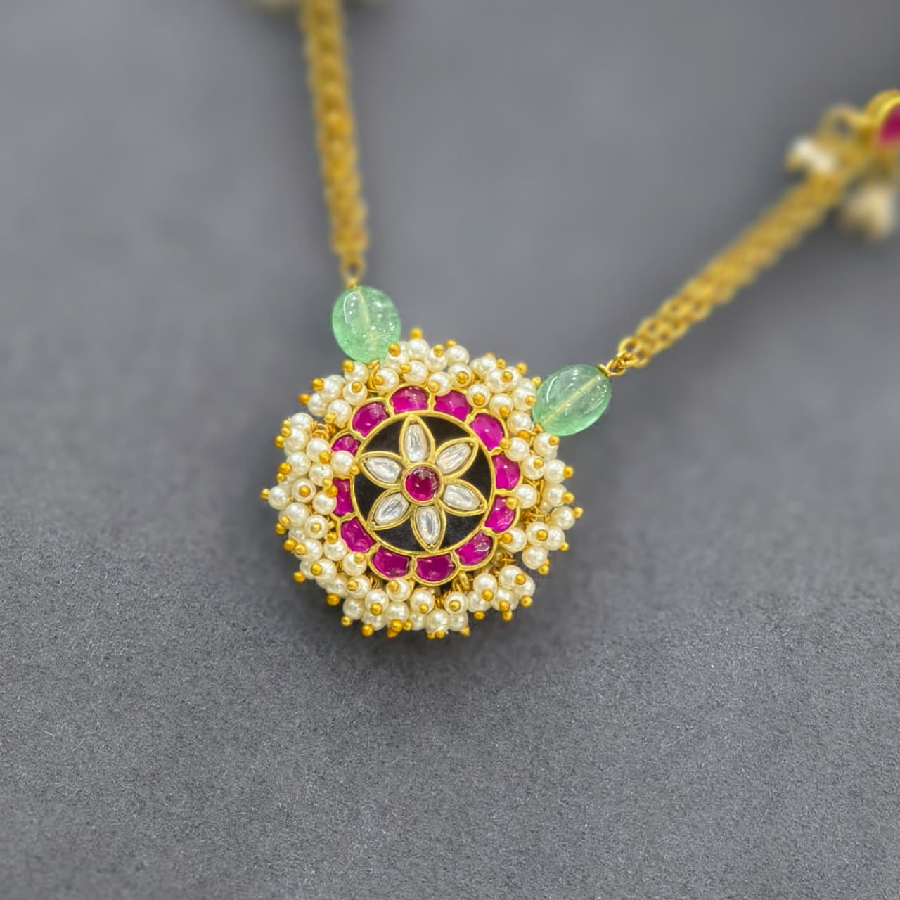 Pendant with Beads chain