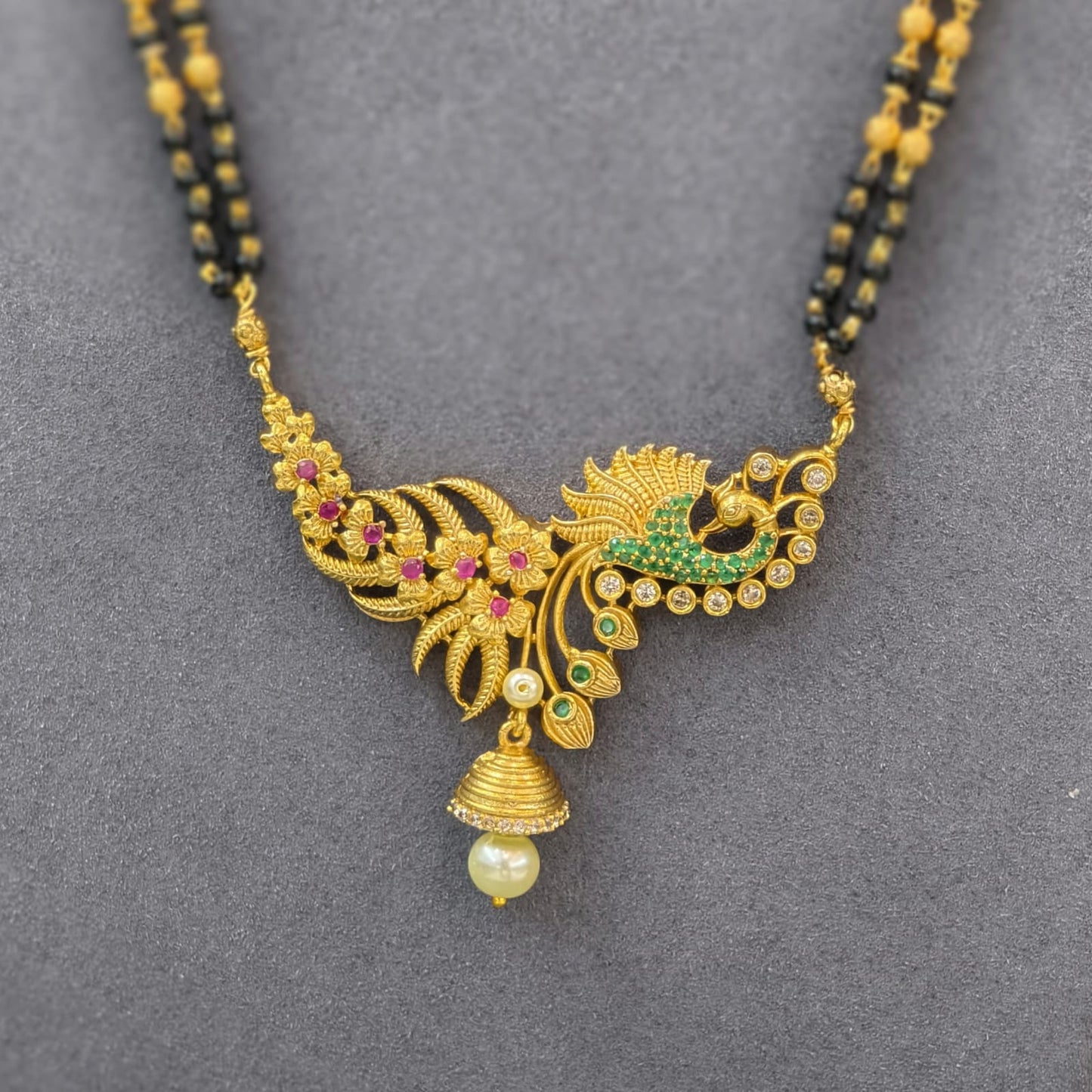 Long Black beads