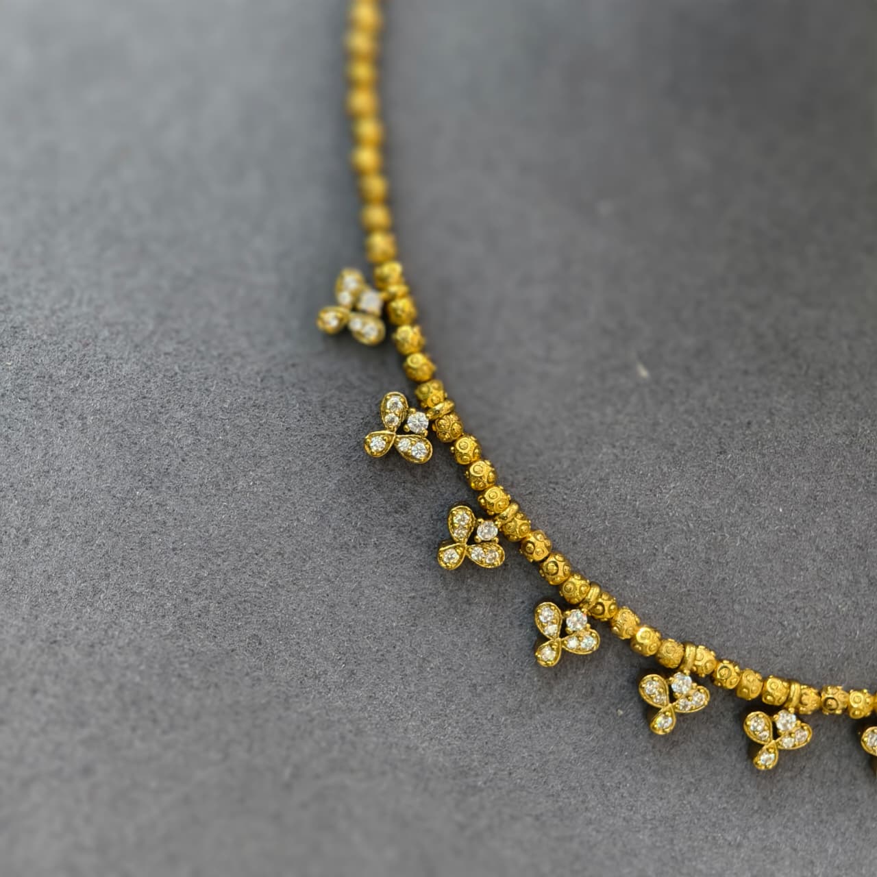 Invisible gold Beads Chain