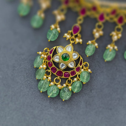 Kundan Chocker short Neckset