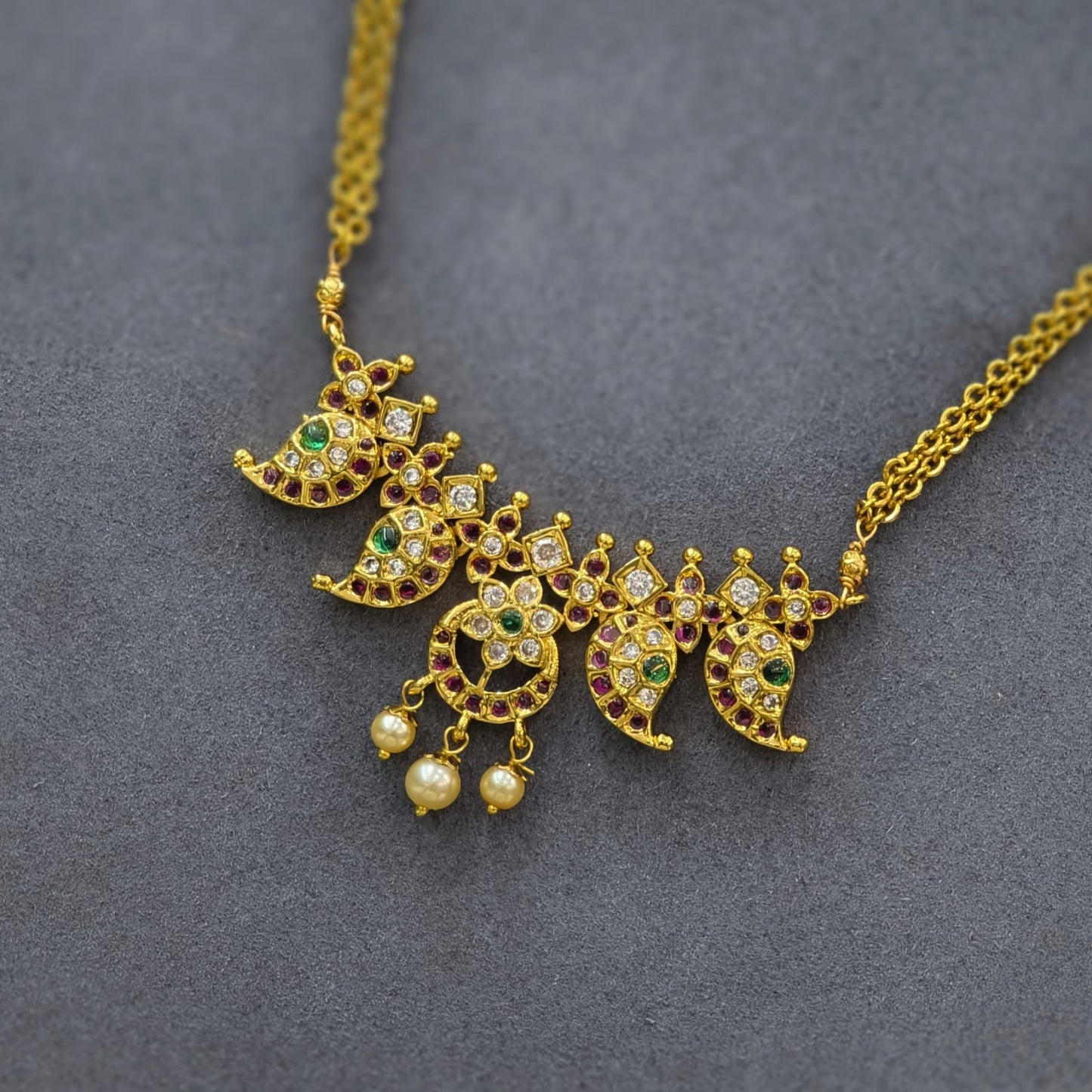 Pendant with Chandraharam