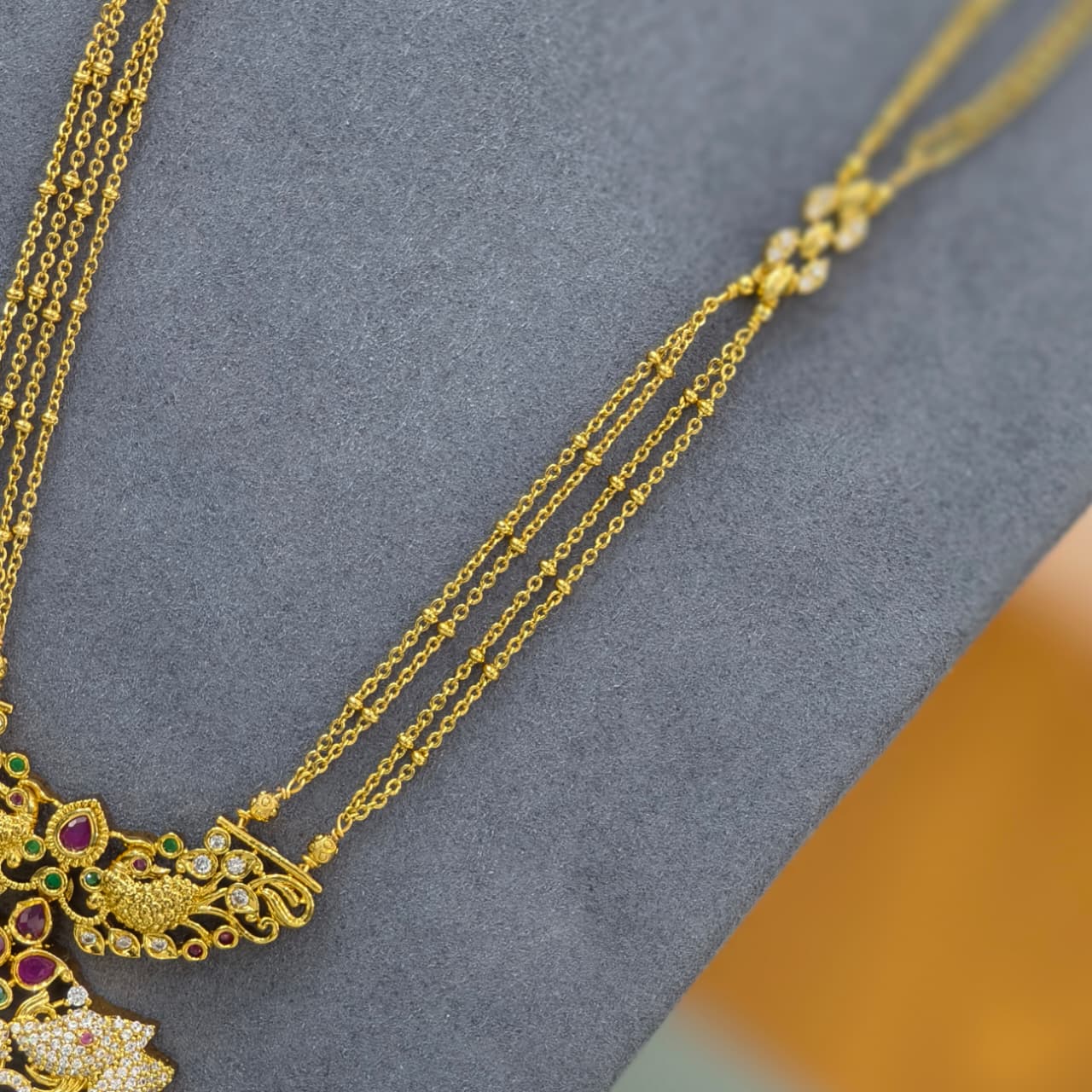 Pendant with Chandraharam
