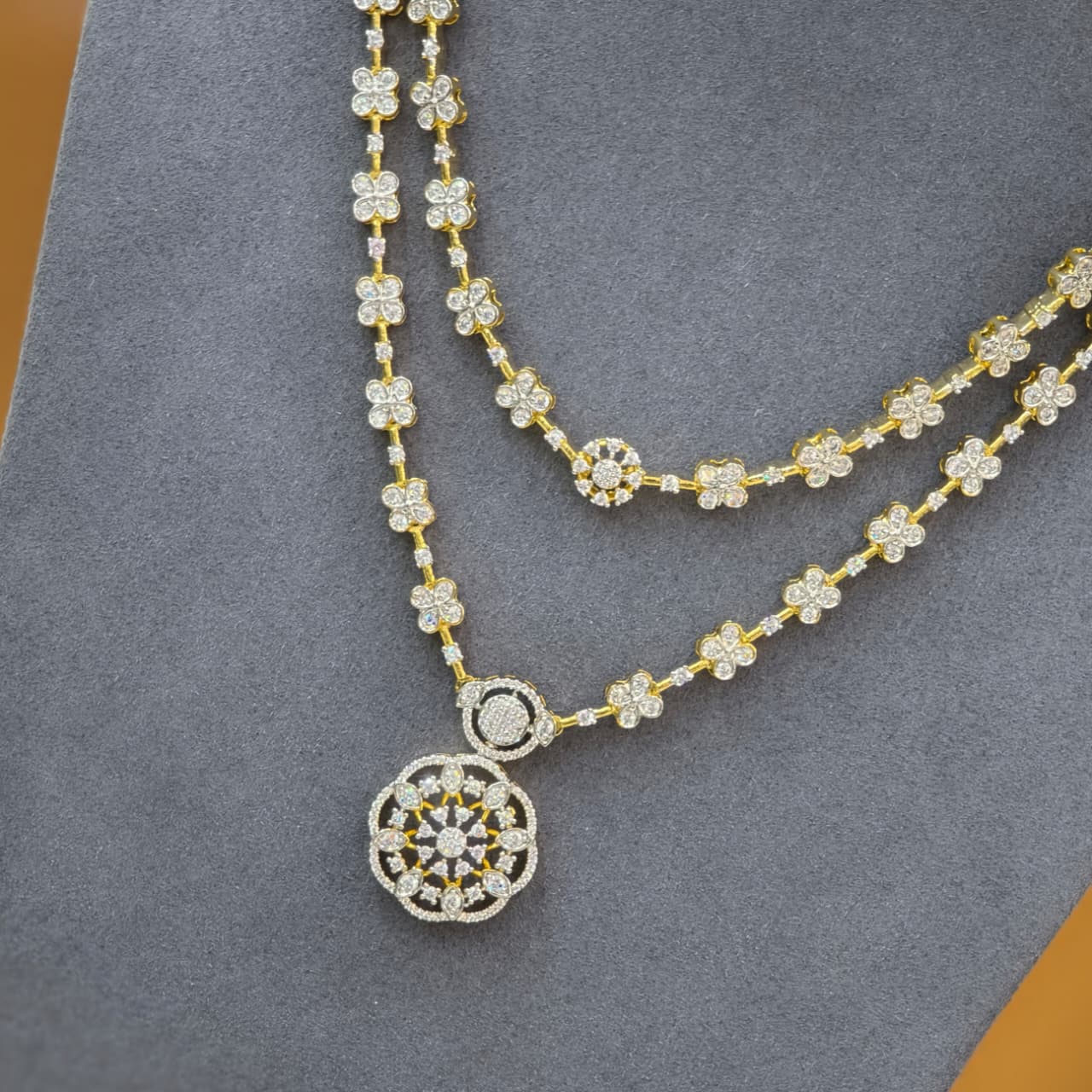 Double layer Long Neckset