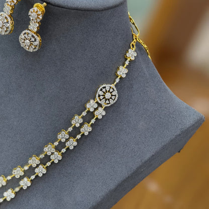 Double layer Long Neckset