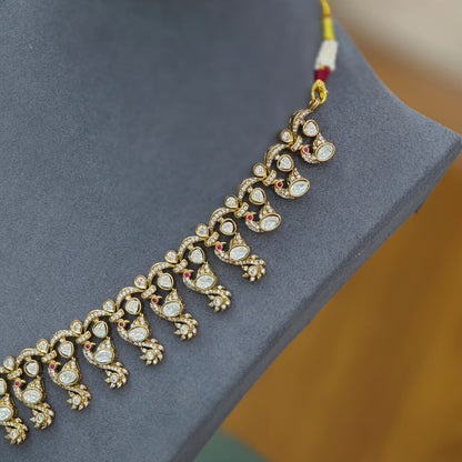 Green Victorian Neckset