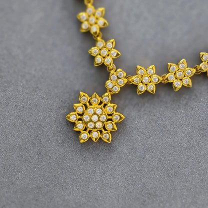 white stones Neckset
