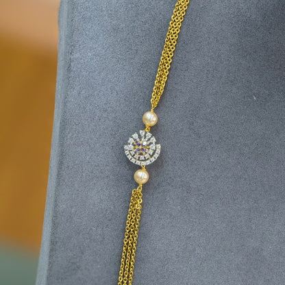 Diamond Broach Chandraharam
