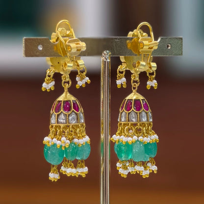 Kundan butta Earrings