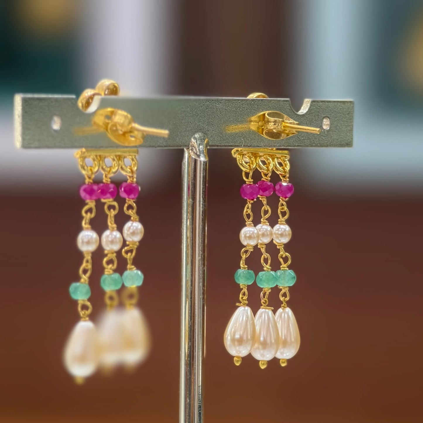 String earrings