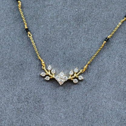 Diamond Short Black Beads