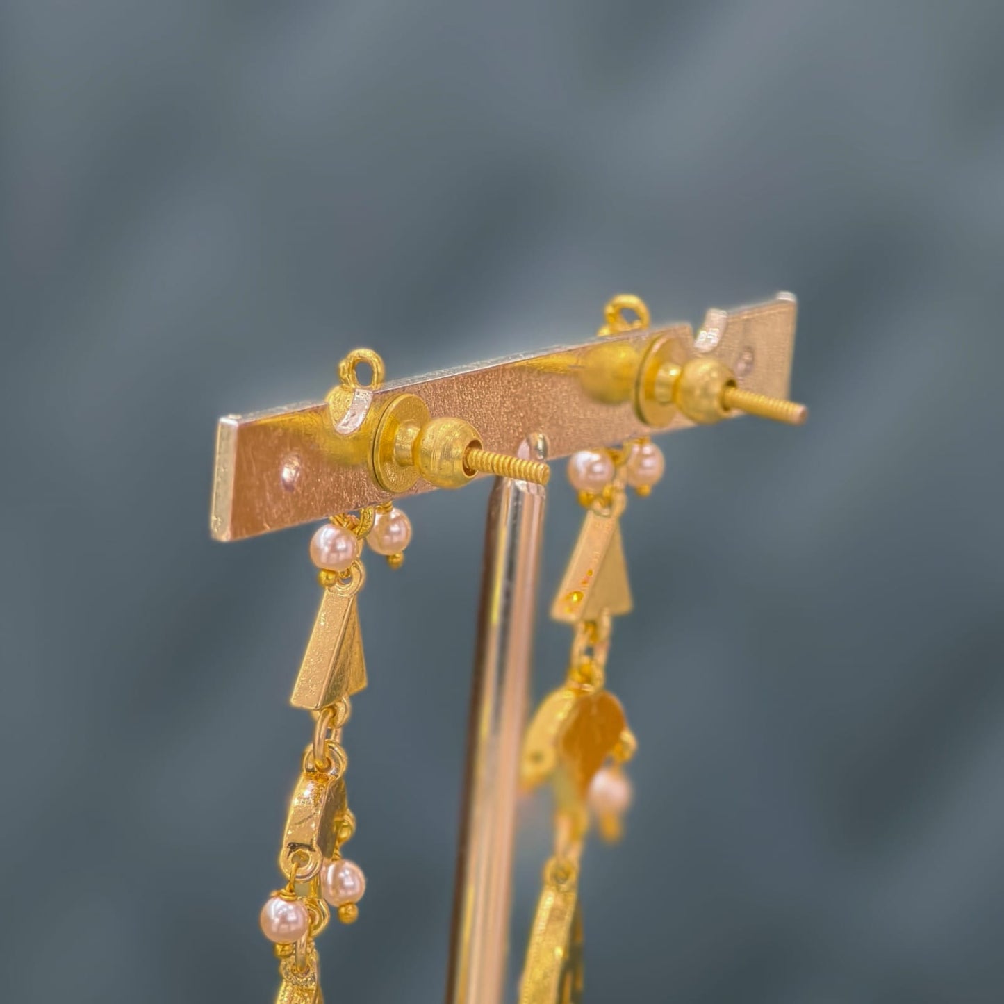 kundan string Earrings