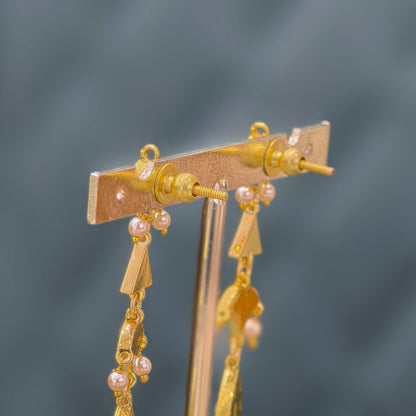 kundan string Earrings
