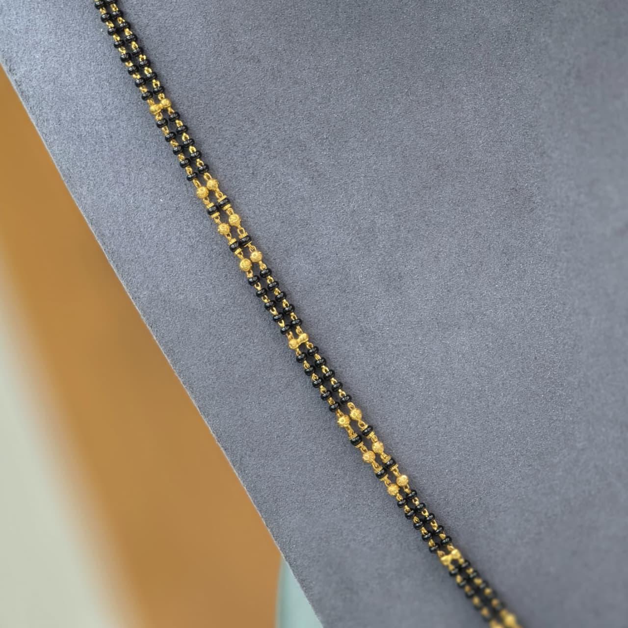 Long Black Beads