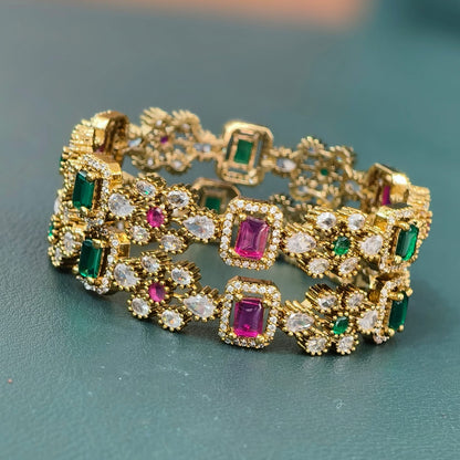 Multi Stone bangles (2.4)