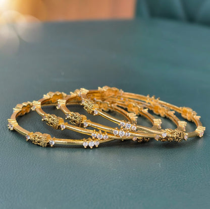 Laxmi white bangles (2.4)