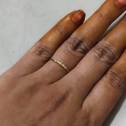 Sleek pattern Ring-H