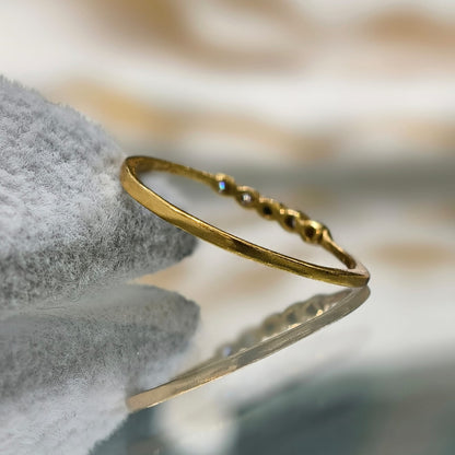 Sleek pattern Ring-H