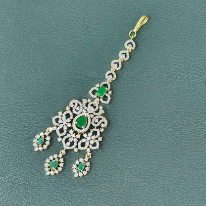 Diamond Neckset (Green)