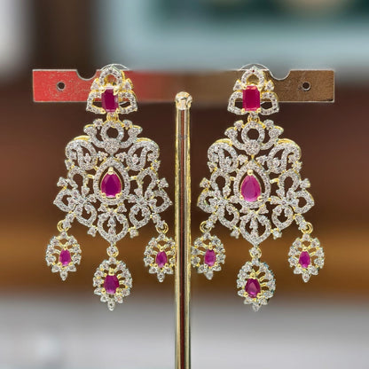 Diamond Neckset (pink)
