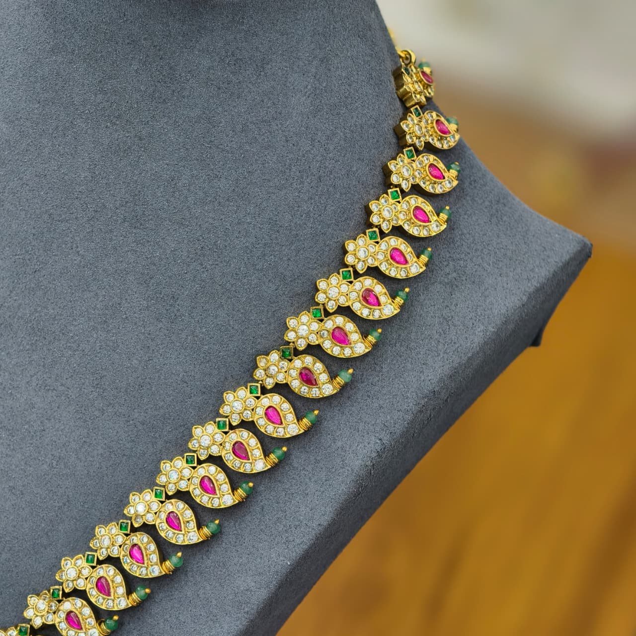 Kundan Mango Long Haram