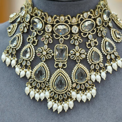 CHOCKER (MOISSANITE STONE'S)