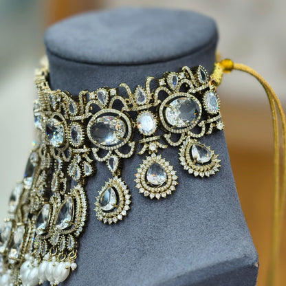 CHOCKER (MOISSANITE STONE'S)