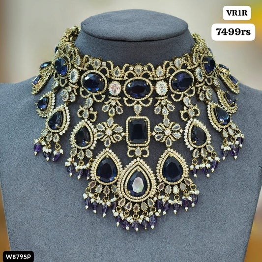 CHOCKER (MOISSANITE STONE'S)