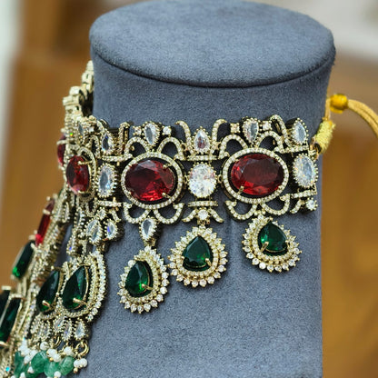 CHOCKER (MOISSANITE STONE'S)