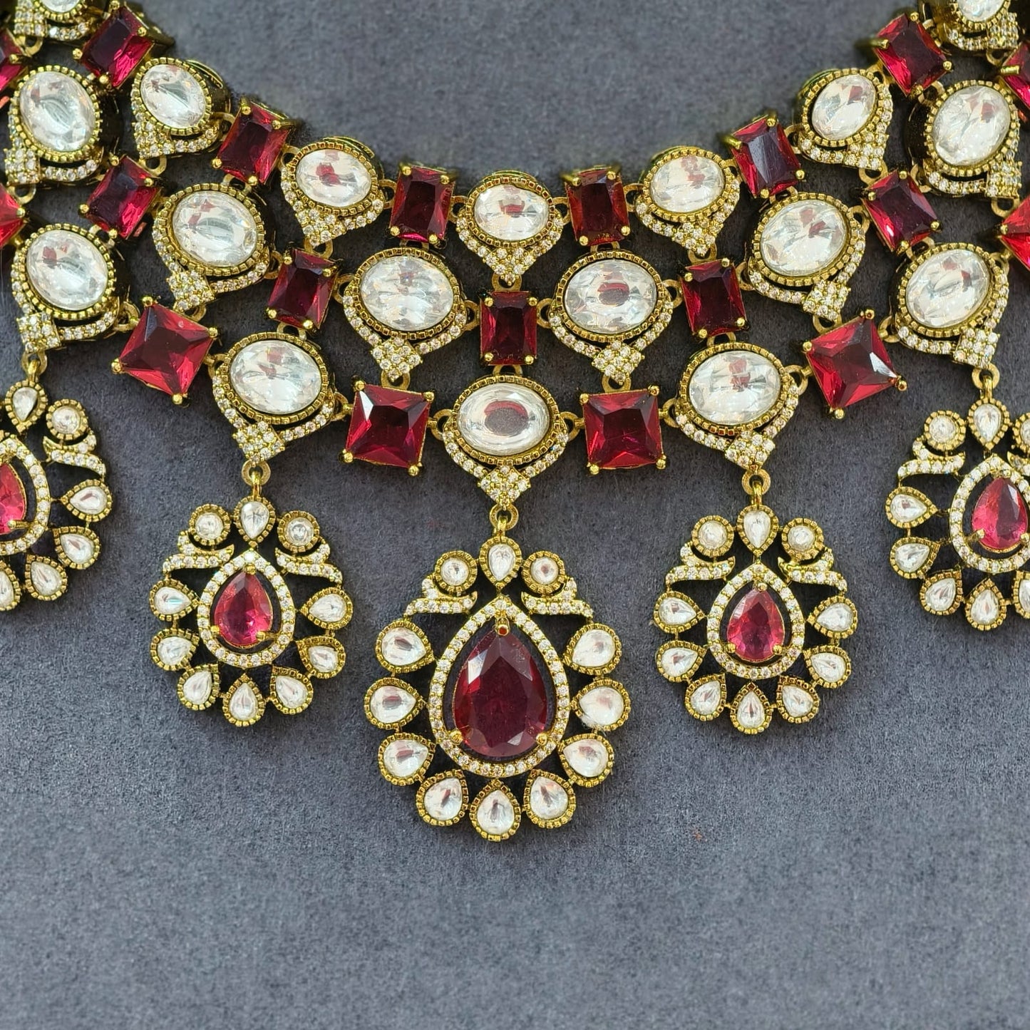 Victorian Chocker (Ruby stone)