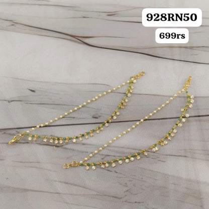 Ear chain (green)